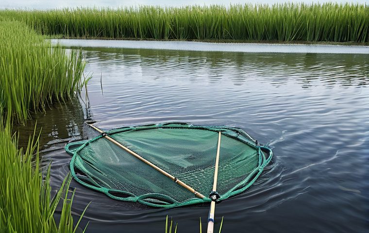 낚시 대회 준비 체크리스트 - **Prompt 1: Advanced Water Scouting and Gear Setup**
    A focused male angler, approximately 35-45 ...