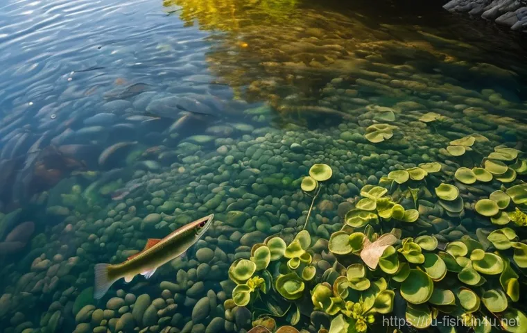 루어 색상 선택 요령 - **Prompt 1: Clear Water Fishing in Bright Sunlight**
"A peaceful scene of a fisherman patiently ...