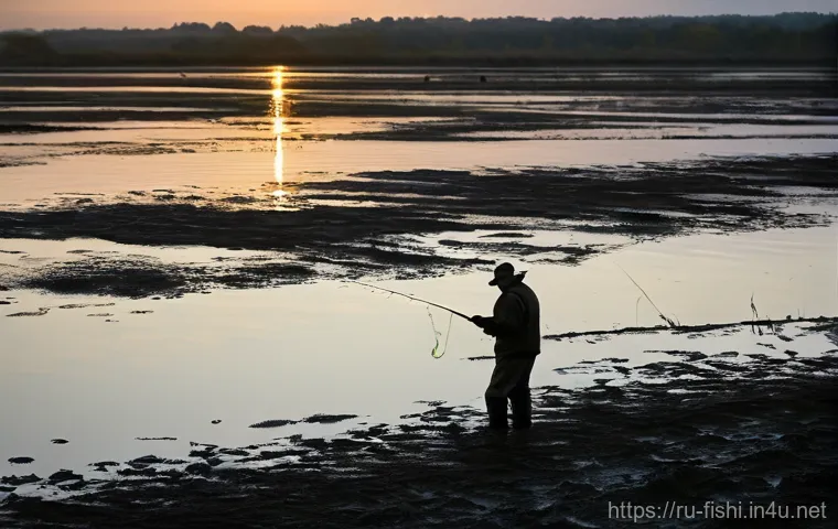 루어 색상 선택 요령 - **Prompt 1: Clear Water Fishing in Bright Sunlight**
    "A peaceful scene of a fisherman patiently ...